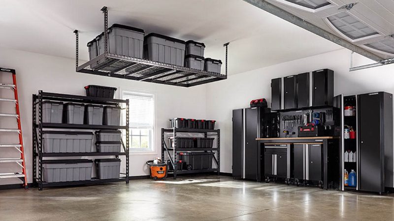 How to Hang Stuff from a Garage Ceiling - Sorted Spaces